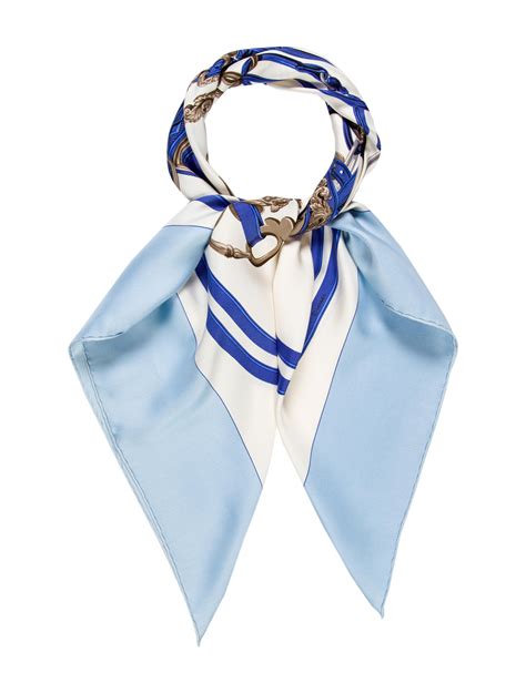 blue hermes scarf|Hermes reversible scarf.